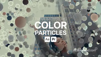 Premium Overlays Color Particles Elements template preview