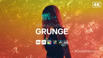 Premium Overlays Grunge Elements template preview