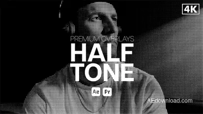 Premium Overlays Halftone Elements template preview