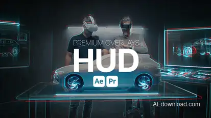 Premium Overlays HUD Elements template preview