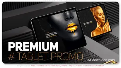 Premium Tablet Promo Product Promo template preview