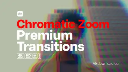 Premium Transitions Chromatic Zoom Elements template preview