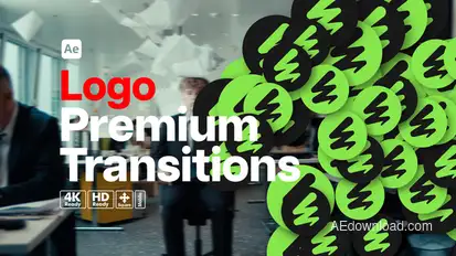 Premium Transitions Logo Elements template preview
