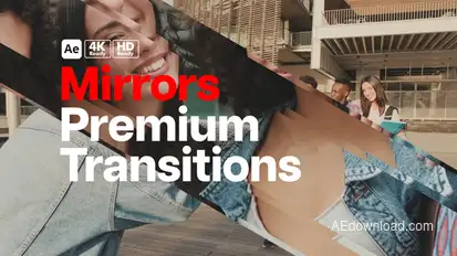 Premium Transitions Mirrors Elements template preview