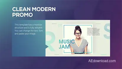 Corporate Presentation Video Displays template preview