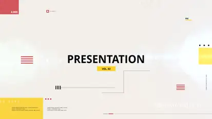Presentation Video Displays template preview