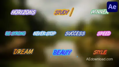 Preset Titles | After Effects Titles template preview