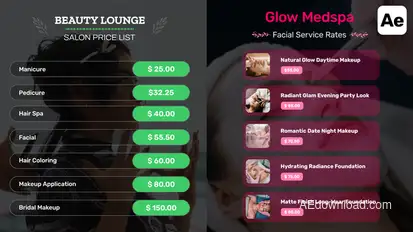 Price List & Menu Titles template preview