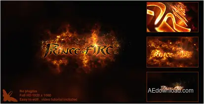 Prince of Fire Logo Logo Stings template preview
