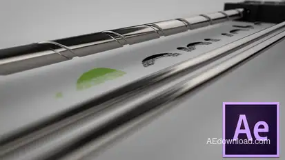 Printed Logo Reveal Logo Stings template preview