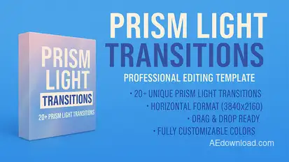 Prism Distorition Glass Transition Boundle Elements template preview
