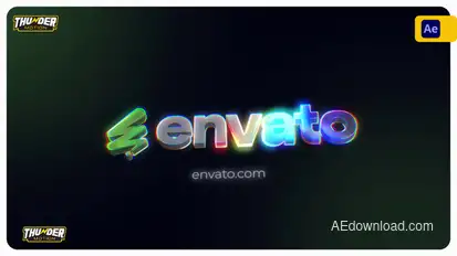 Prismatic Logo Reveal Logo Stings template preview