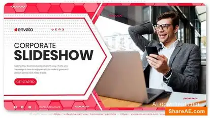 Pro Corporate Slideshow Openers template preview