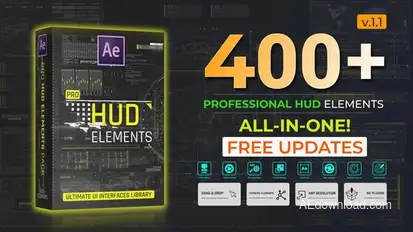 Pro HUD Elements Pack Elements template preview