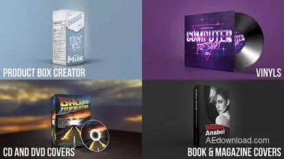 Product Box Creator Product Promo template preview