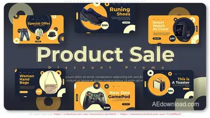 Product Prices Video Catalog Product Promo template preview