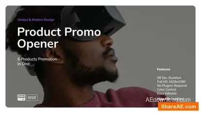 Product Promo Opener Openers template preview