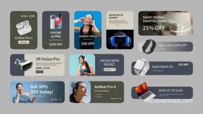 Product Promo Widget Titles template preview