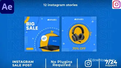 Product sale Instagram post Product Promo template preview