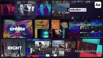 Production Reel broadcast-packages template preview