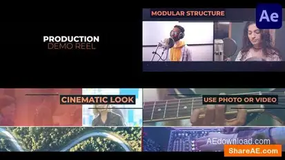 Production Reel for After Effects Openers template preview