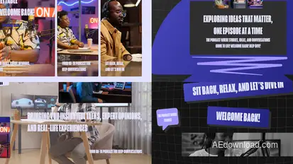 Professional Podcast Intro Openers template preview