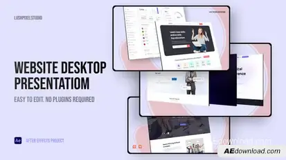 Professional Website Presentation Product Promo template preview