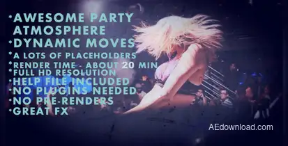 Project - Party Animals Openers template preview