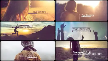 Projector Slideshow Video Displays template preview