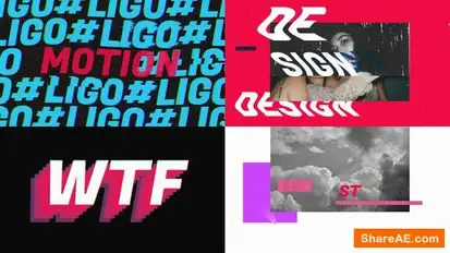 Promo Motion Graphics Openers template preview