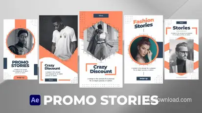 Promo Stories for After Effects Product Promo template preview