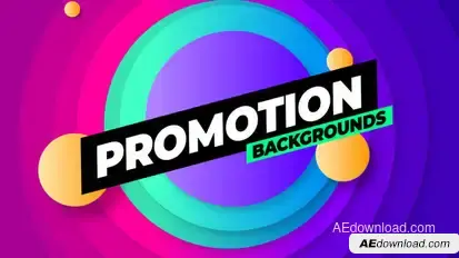 Promotion Backgrounds Elements template preview
