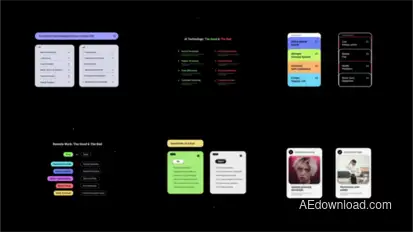 Pros and Cons Titles template preview