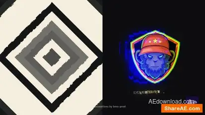 Psychedelic Stomp Logo Logo Stings template preview