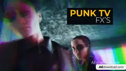 Punk Tv Effects | After Effects Elements template preview