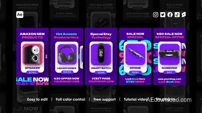 Purchase Instagram Reels Product Promo template preview