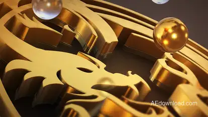 Pure Gold Logo Reveal Logo Stings template preview