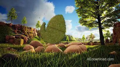 Pure Nature Logo Reveal Logo Stings template preview