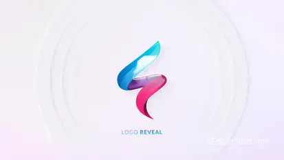 Pure Wave Logo Reveal Logo Stings template preview