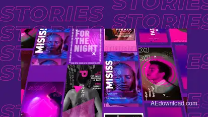 Purple Stories Instagram Product Promo template preview