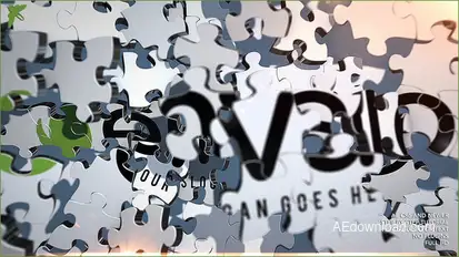 Puzzle Logo Logo Stings template preview