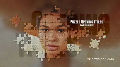 Puzzle Opening Titles Openers template preview