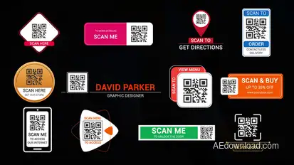 QR Code Titles Titles template preview