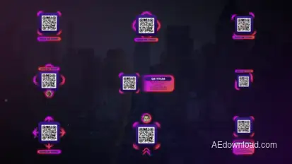 QR Titles Titles template preview