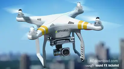 Quadcopter Drone Openers template preview