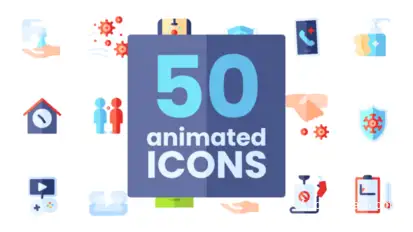 Quarantine Icons Infographics template preview