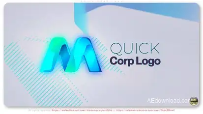 Quick Corp Logo – Minimal & Elegant Corporate Logo Reveal Logo Stings template preview