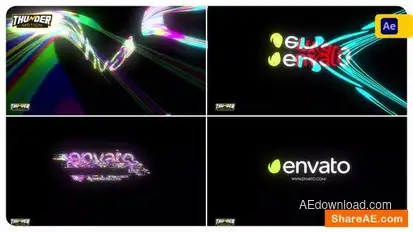 Quick Glitch Logo Reveal Logo Stings template preview