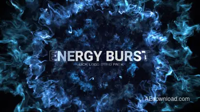 Quick Logo Sting Pack 13: Energy Burst Logo Stings template preview