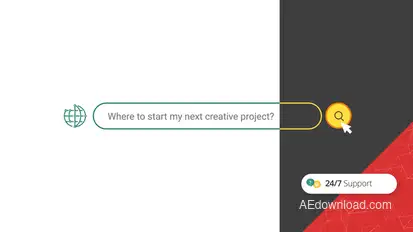 Quick Search Logo Reveal Logo Stings template preview